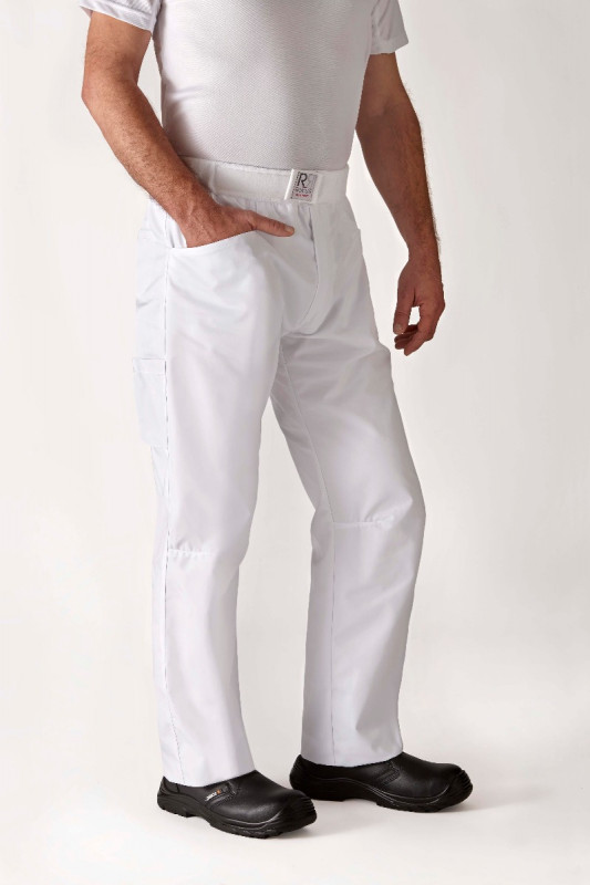 Pantalon de cuisine blanc T0 Arenal Robur