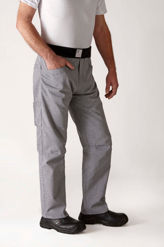 Pantalon de cuisine gris T0 Arenal Robur