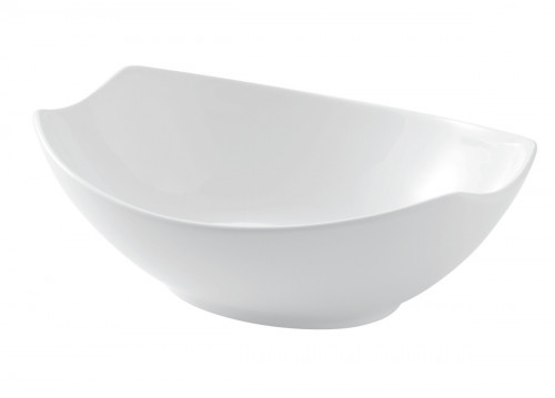 Saladier ovale blanc porcelaine 26 cm Matcha Pro.mundi