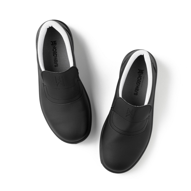 Chaussures mocassin de sécurité mixte noir 38 Tony Nordways
