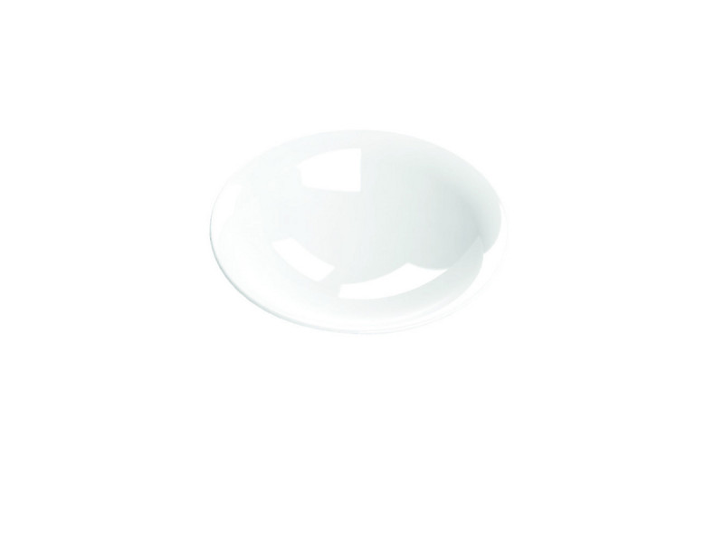 Plat mezze rond blanc porcelaine Ø 15,5 cm Brasserie Astera