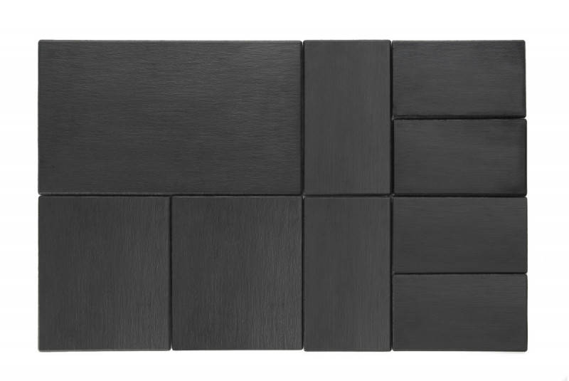 Plateau mélamine noir 53x32,5x1 cm Slate Aps