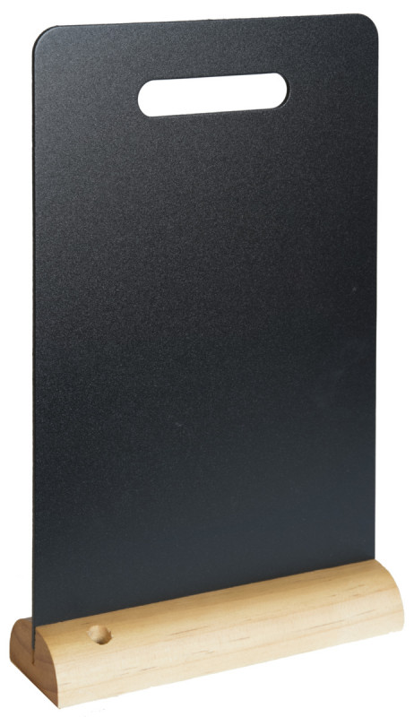 Ardoise de table rectangulaire noir 32,5x21x6 cm Securit