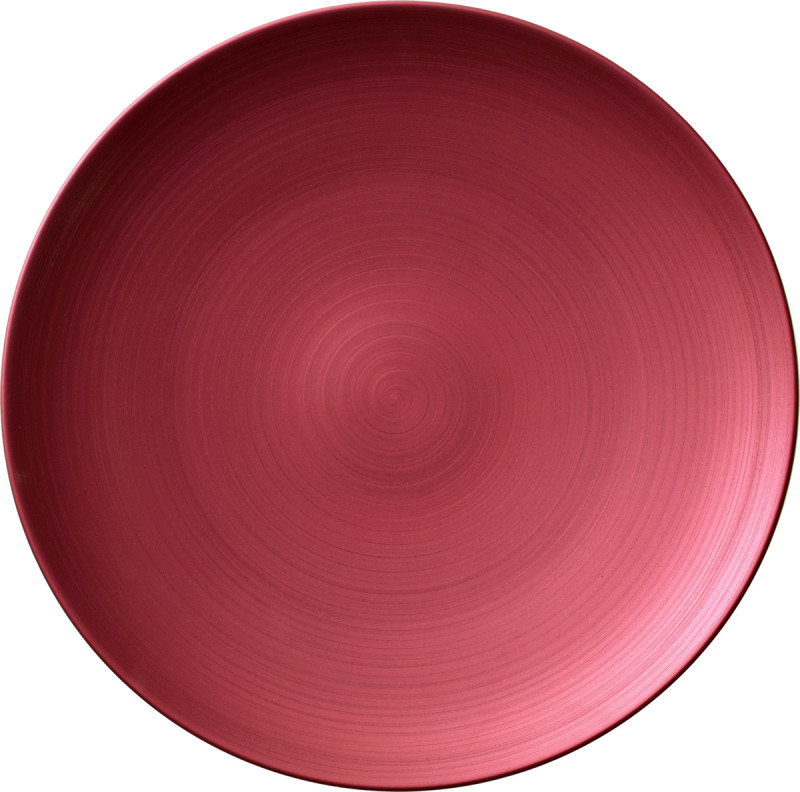 Assiette coupe plate rond cuivre porcelaine Ø 29 cm Copper Glow Villeroy & Boch