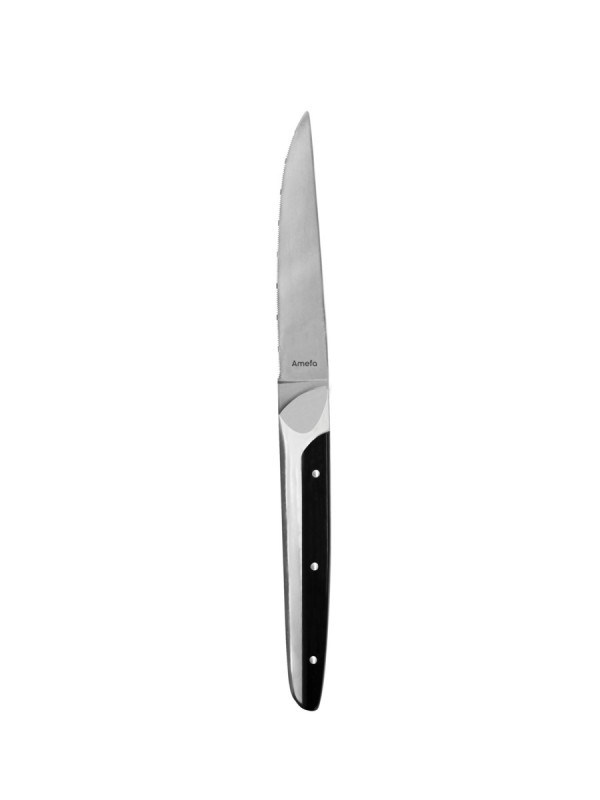 Couteau à steak noir 23,2 cm Emperor Amefa