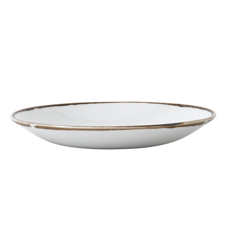 Assiette creuse rond blanc porcelaine Ø 25,6 cm Harvest Dudson