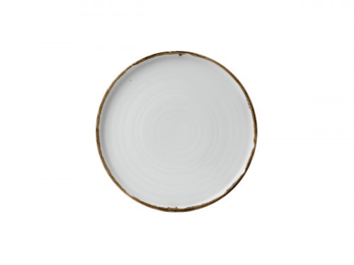 Assiette plate rond blanc porcelaine vitrifiée Ø 26 cm Harvest Dudson