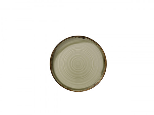 Assiette plate rond beige porcelaine vitrifiée Ø 21 cm Harvest Dudson
