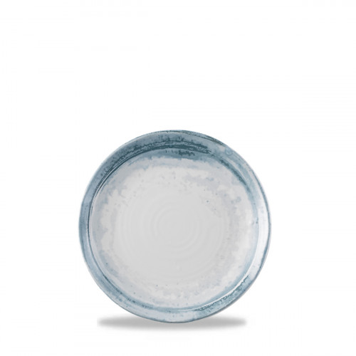 Assiette plate organique bleu porcelaine vitrifiée Ø 23 cm Finca Dudson