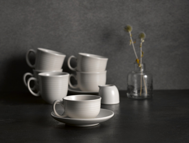 Tasse à café blanc porcelaine 28 cl Ø 9,7 cm Evo Dudson