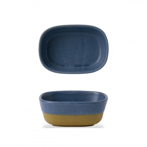 Plat à partager rectangulaire oslo blue porcelaine 12 cm Churchill