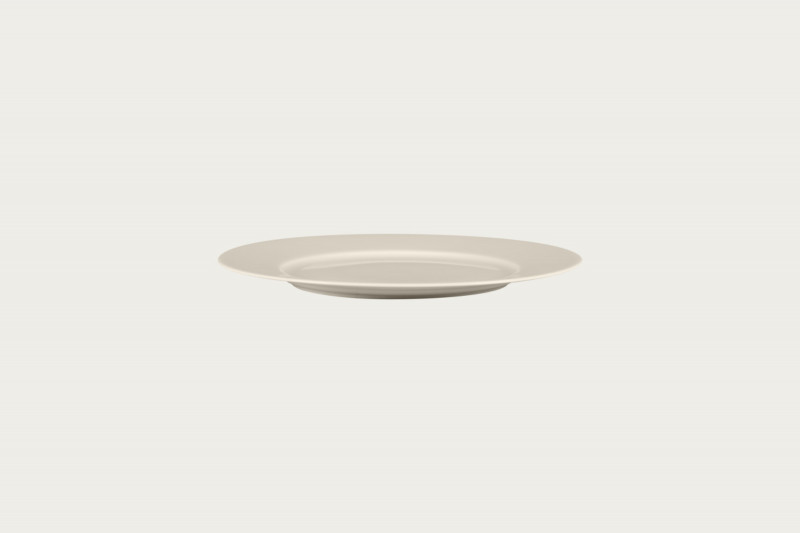 Assiette plate rond ivoire porcelaine bone china Ø 25,1 cm Fedra Rak