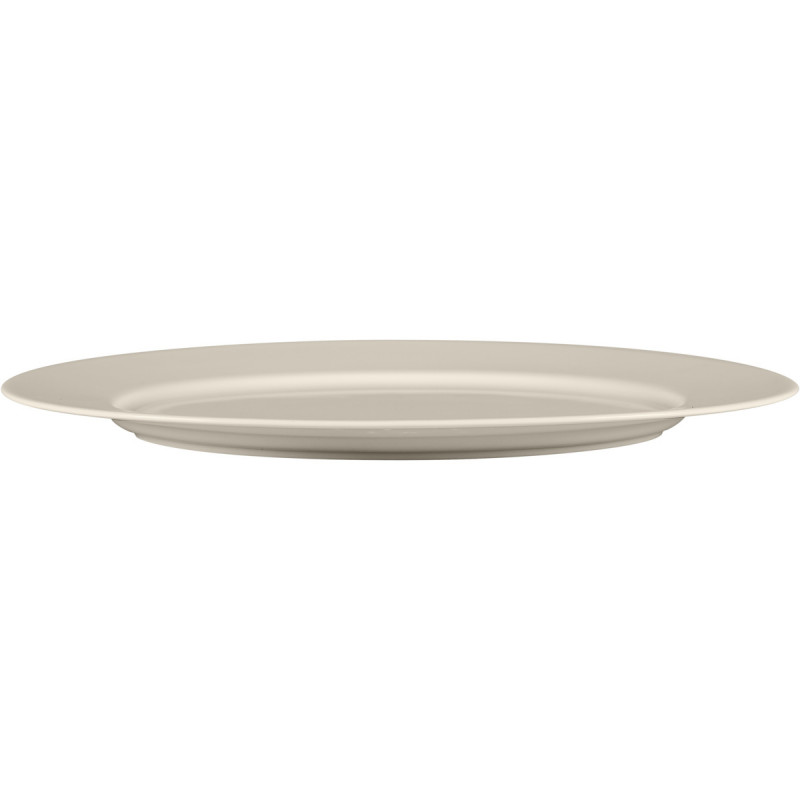 Plat ovale ivoire porcelaine 33,5 cm Fedra Rak