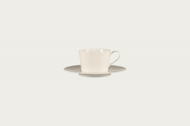 Sous tasse à café / thé rond ivoire porcelaine Ø 17,3 cm Fedra Rak