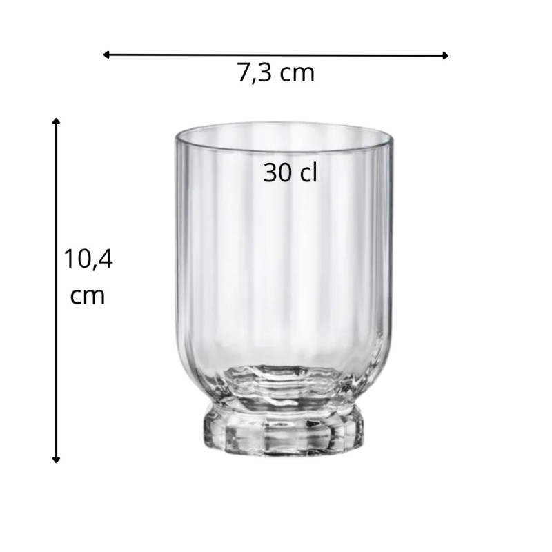 Gobelet forme basse verre 30 cl Florian Bormioli Rocco