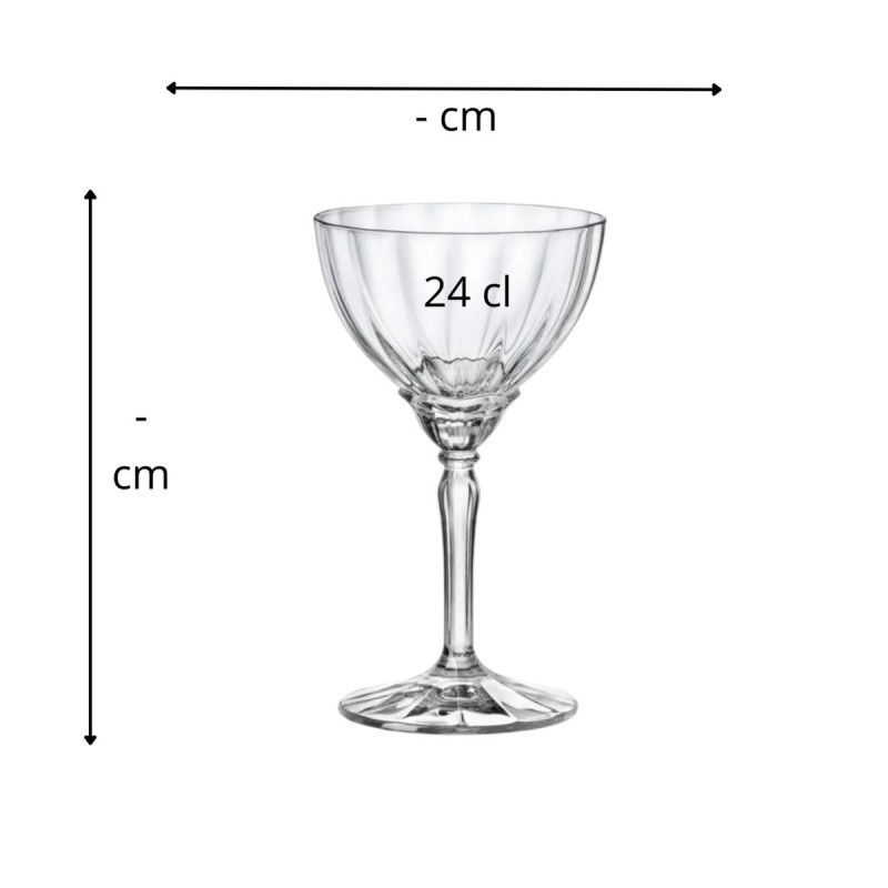 Coupe à champagne verre 24 cl Florian Bormioli Rocco