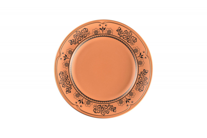 Assiette plate rond Tero Décor Prima porcelaine Ø 28,9 cm Earth Rak