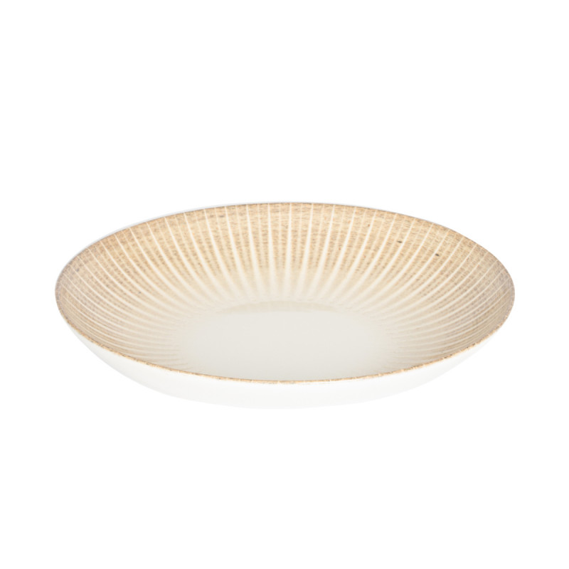Assiette coupe creuse rond porcelaine Ø 23 cm Palma Accolade