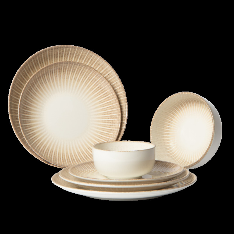 Assiette coupe creuse rond porcelaine Ø 23 cm Palma Accolade