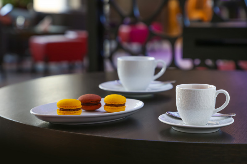 Sous tasse à café rond blanc porcelaine Ø 15 cm Charm Rak