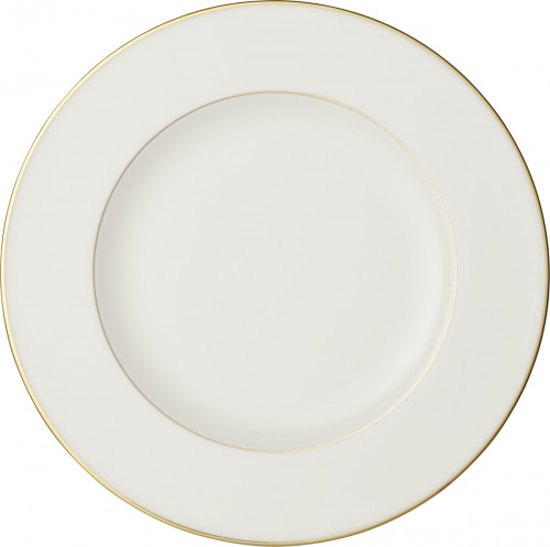 Assiette plate rond blanc porcelaine bone china Ø 28 cm Anmut Villeroy & Boch