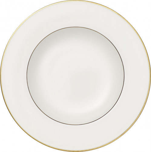 Assiette creuse rond blanc porcelaine bone china Ø 24 cm Anmut Villeroy & Boch