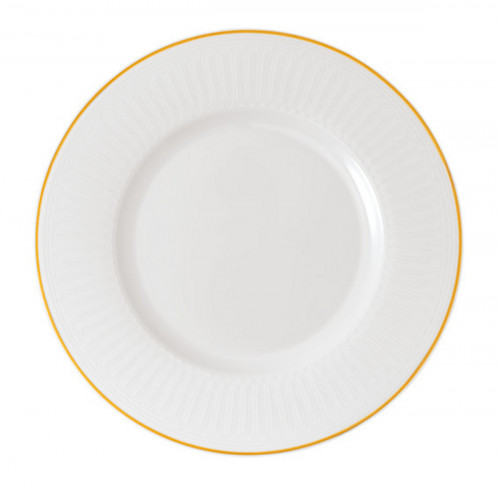 Assiette plate rond blanc porcelaine bone china Ø 24,5 cm Chateau Septfontaines Villeroy & Boch
