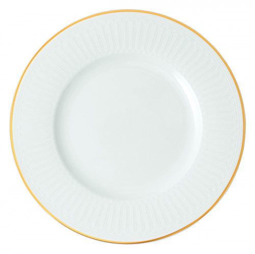 Assiette plate rond blanc porcelaine bone china Ø 22,5 cm Chateau Septfontaines Villeroy & Boch