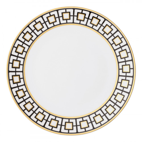 Assiette plate rond blanc porcelaine bone china Ø 27 cm Metrochic Villeroy & Boch
