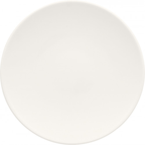 Assiette plate rond blanc porcelaine bone china Ø 27 cm Metrochic Villeroy & Boch