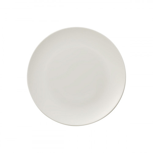 Assiette plate rond blanc porcelaine bone china Ø 22 cm Metrochic Villeroy & Boch
