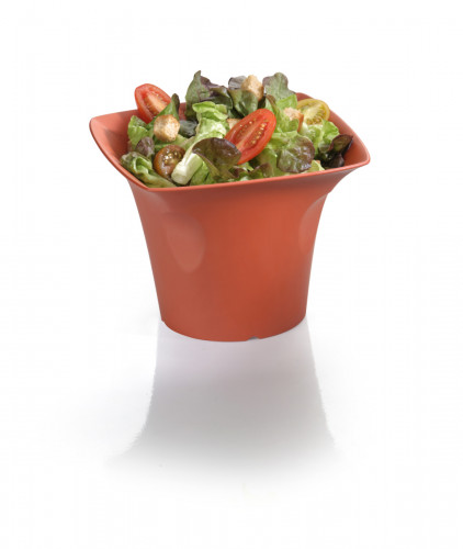 Saladier bol «&nbsp;gandot&nbsp;» terracotta fibre végétale 10 cm Liliroc Saint Romain