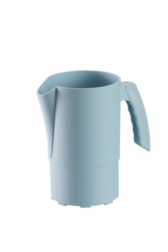 Pichet sans couvercle bleu ocean fibre végétale 1 L Liliroc Saint Romain