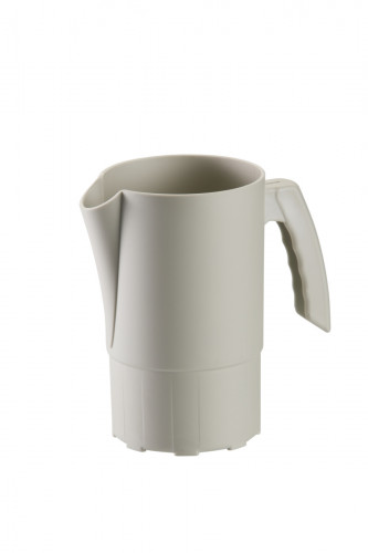 Pichet sans couvercle Blanc Coton fibre végétale 1 L Liliroc Saint Romain