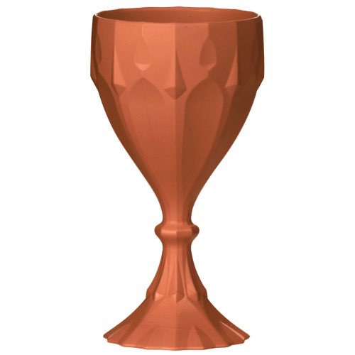 Verre à pied terracotta fibre végétale 16 cl Banquise Liliroc Saint Romain