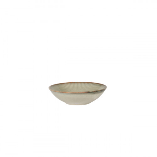 Assiette coupe creuse gris bleu porcelaine Ø 18 cm Serena Pro.mundi