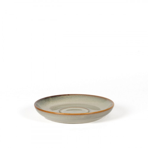 Sous tasse à thé gris bleu porcelaine Ø 14 cm Serena Pro.mundi