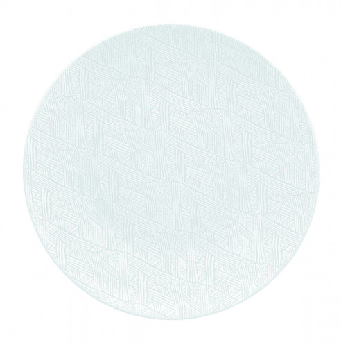 Assiette coupe plate rond blanc porcelaine Ø 17 cm Gusto Mobius