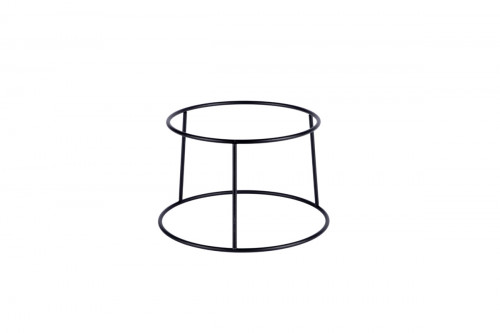 Rehausse acier noir Ø 24,2 cm 15 cm Naro Pro.mundi