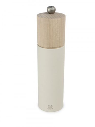 Moulin à sel droit blanc plume Ø 5,4 cm 5,4x5,4x21,5 cm Boreal Peugeot Saveurs