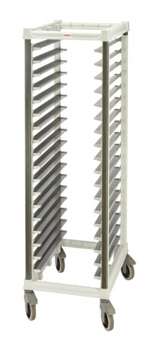 Chariot plastique sens largeur Pâtissier 18 niveaux Camshelving Cambro
