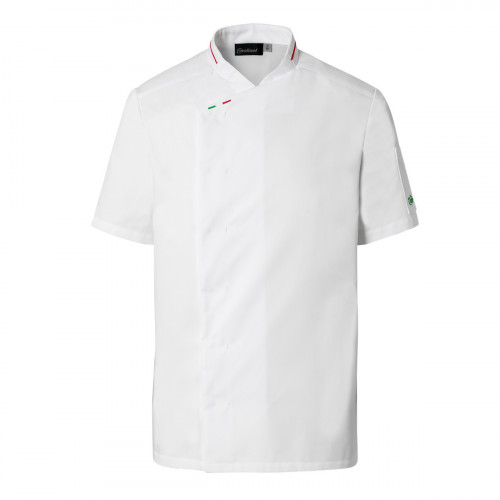 Veste de cuisine manches courtes blanc T2 Pesto Molinel
