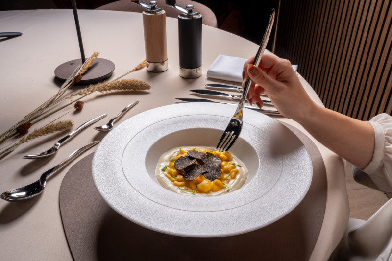 Fourchette à gâteau droit inox 18/10 15,8 cm Tassili Rak