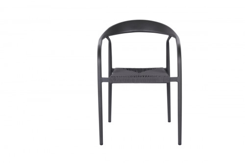 Fauteuil d''extérieur gris anthracite 76x55x64 cm Olbia Flexmob