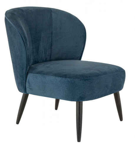 Fauteuil bleu pétrole 52x70x72 cm Matisse Flexmob